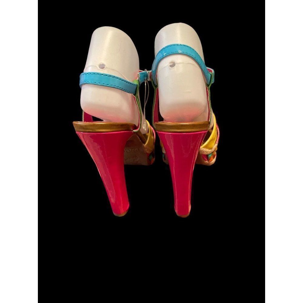 Unlisted Kenneth Cole platform shoes Carry Always Yellow, Pink Blue, green 6.5 - Picture 5 of 10